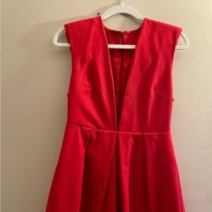 Nasty Gal red romper